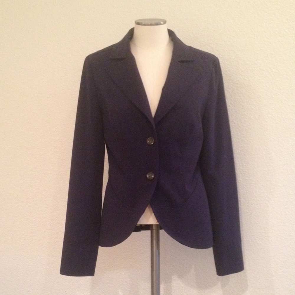 Blue Blazer with Floral Lining